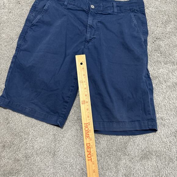 AG Adriano Goldschmied Mens The Griffin Chino Shorts 34 Blue - Picture 7 of 7